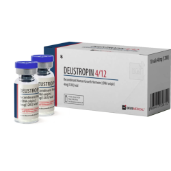 DEUSTROPIN 4/12 HGH 120IU (SOMATROPIN) HORMONE IN VIALS