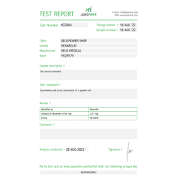 HEXARELIN (GROWTH HORMONE-RELEASING PEPTIDE)