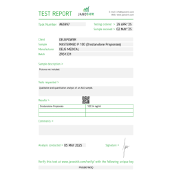 MASTERMED P 100 (DROSTANOLONE PROPIONATE)