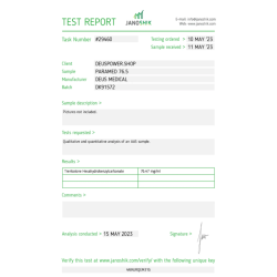 PARAMED 76.5 (TRENBOLONE HEXAHYDROBENZYLCARBONATE)