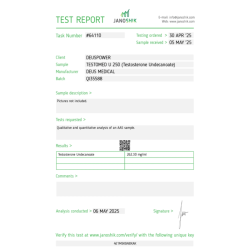 TESTOMED U 250 (TESTOSTERONE UNDECANOATE)